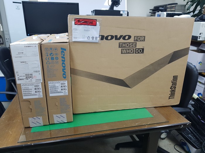 Lenovo Workstation 납품 설치 작업